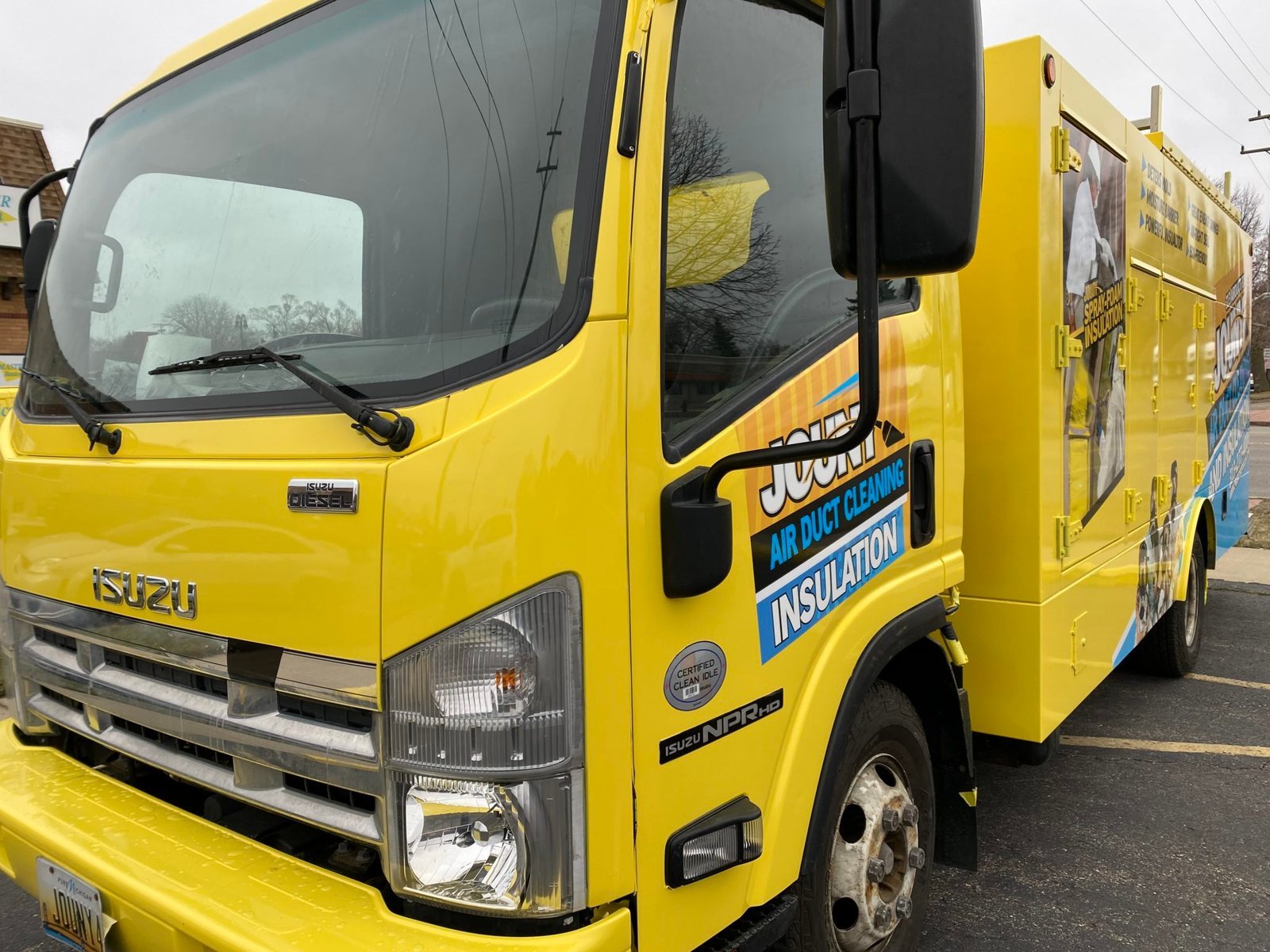 Jouny Services air duct cleaning and insulation service vehicle