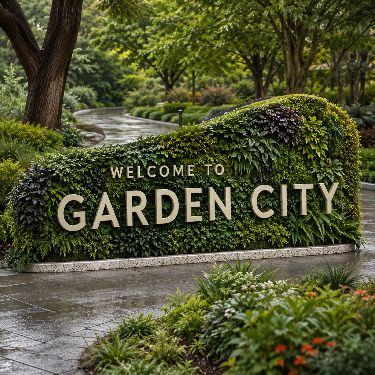 Welcome to Garden City, Michigan city sign
